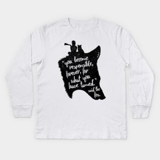 The Prince and the Fox Kids Long Sleeve T-Shirt